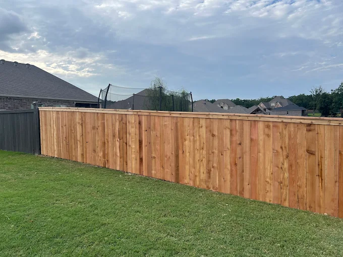 Privacy fence project in Lonoke County, AR