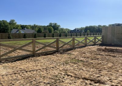 Residential chain link fence by Delta Fence LLC