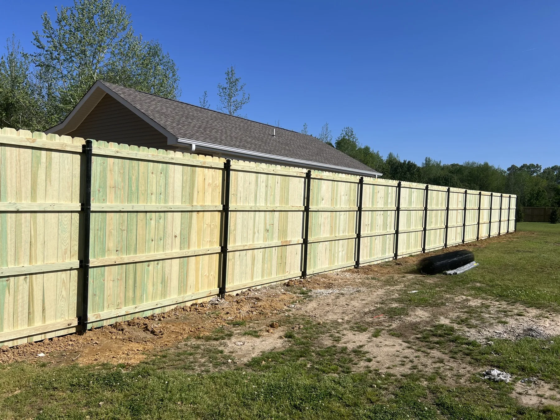 Wood fence installation in Central Arkansas | Delta Fence LLC